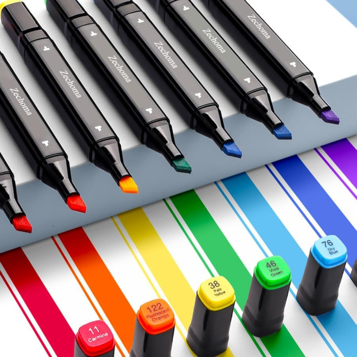 Set marcadores artísticos 80 colores