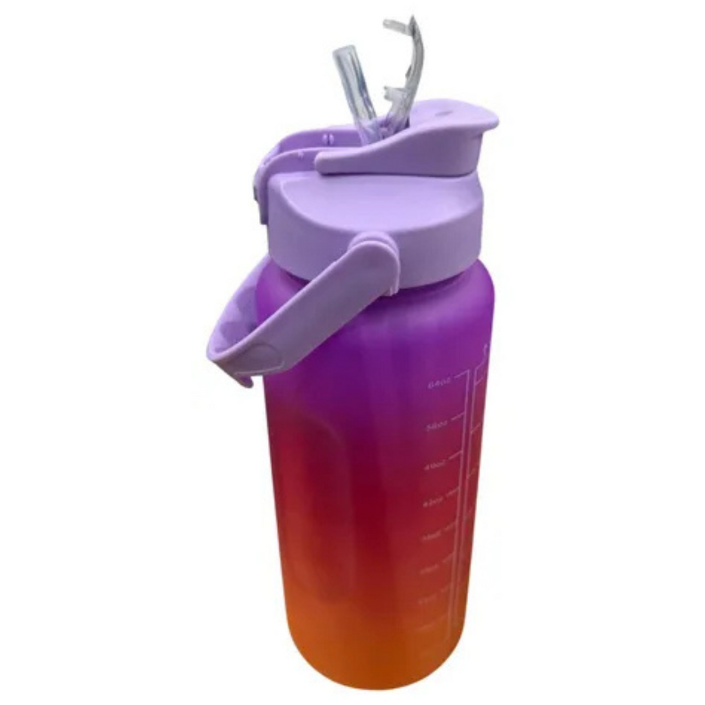 Botella de Agua Tricolor Degrade 2 L