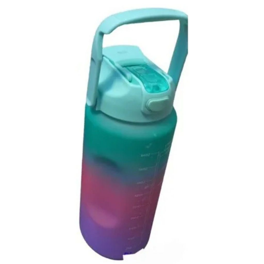 Botella de Agua Tricolor Degrade 2 L